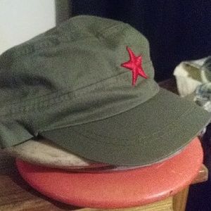 Women's military style adjustable hat